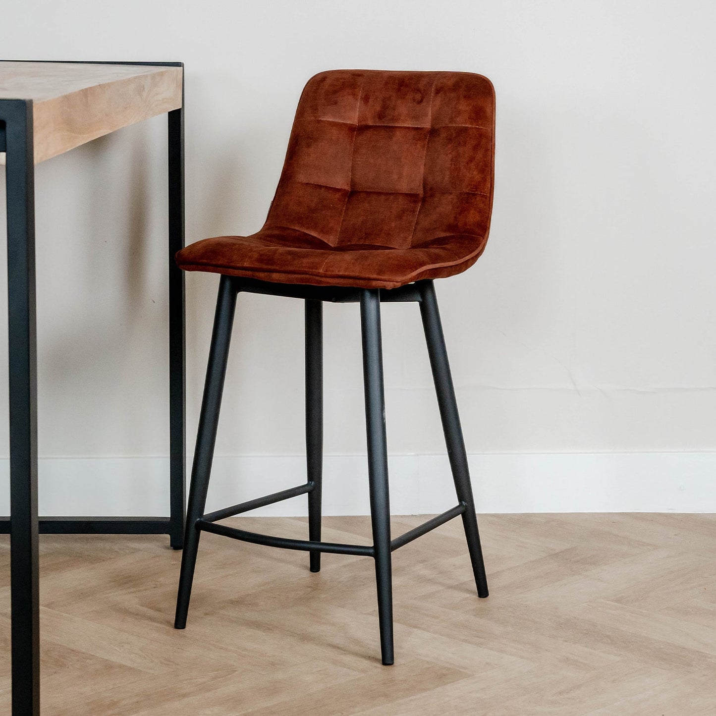 Barkruk Jelt | Kookeiland of Bartafel | Velours