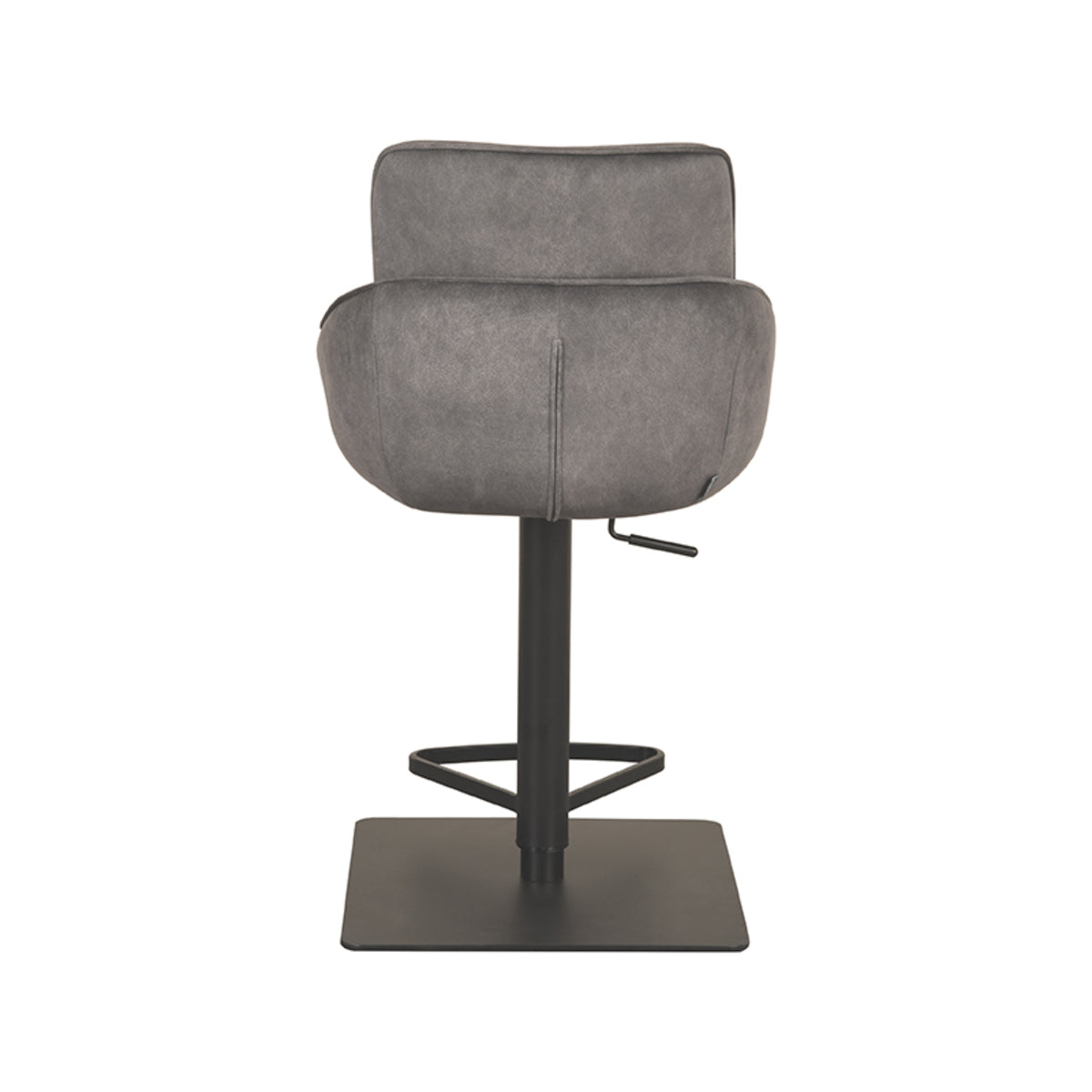 Barkruk Beauty | Grijs Microvezel