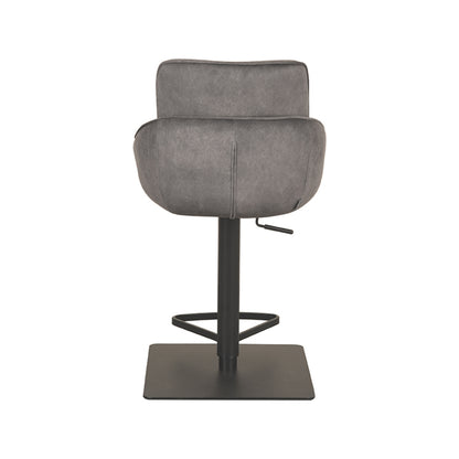 Barkruk Beauty | Grijs Microvezel