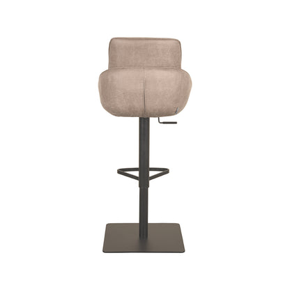 Barkruk Beauty | Taupe Microvezel