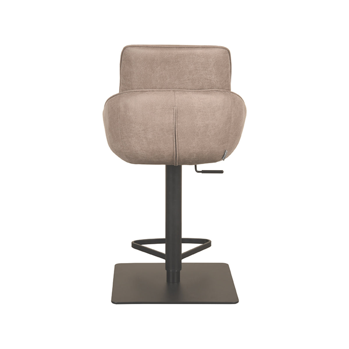 Barkruk Beauty | Taupe Microvezel