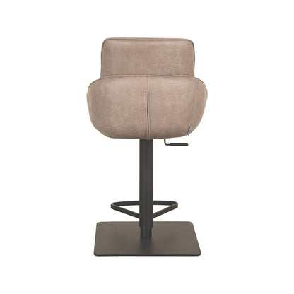 Barkruk Beauty | Taupe Microvezel