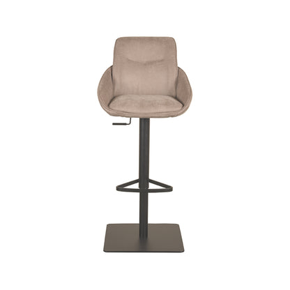 Barkruk Beauty | Taupe Microvezel