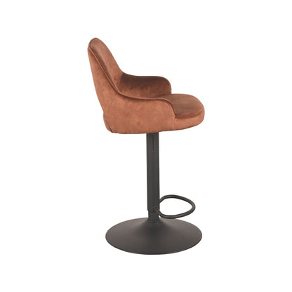 Barkruk Fer | Rust Velvet