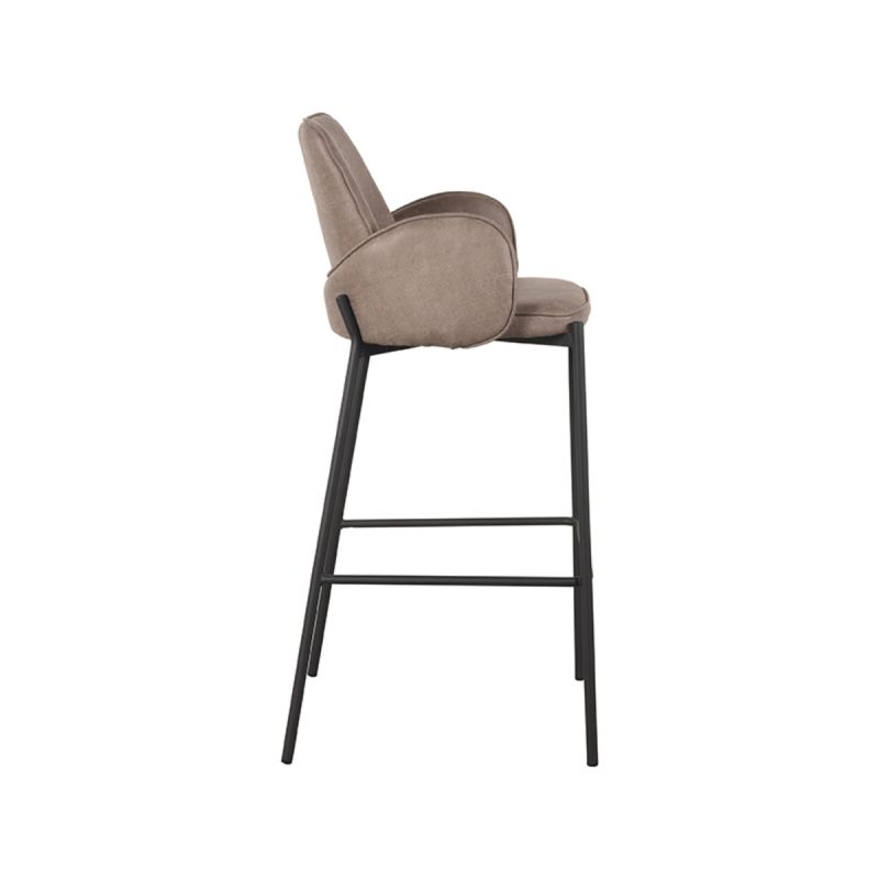 Barkruk Joni | Horecahoogte | Taupe