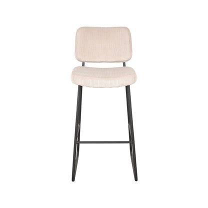 Barkruk Noah | Horecahoogte | Naturel Ribcord