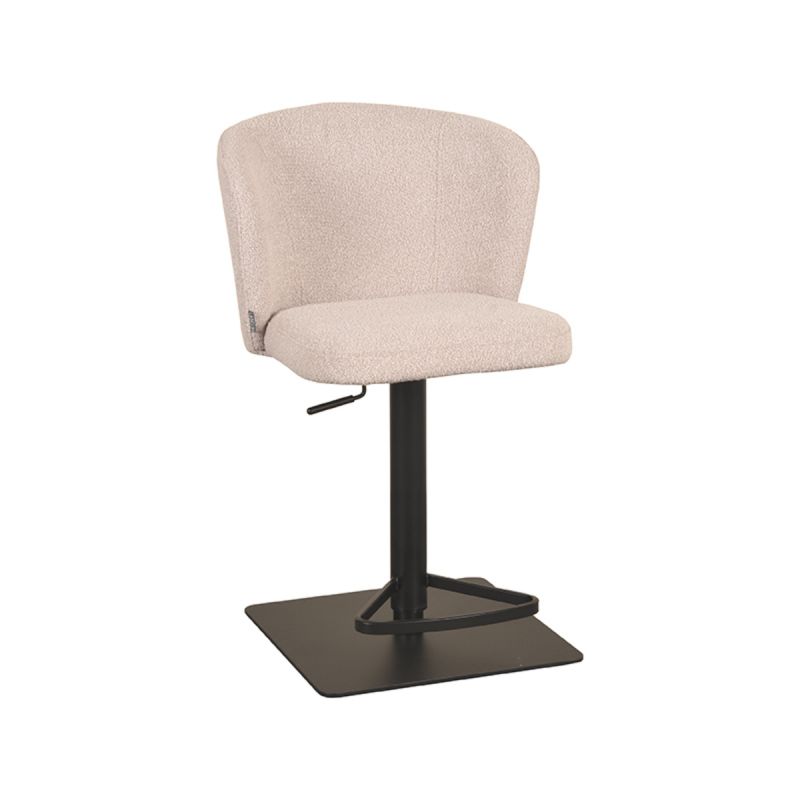 Barkruk Wave | Kookeiland of Bartafel | Naturel Bouclé