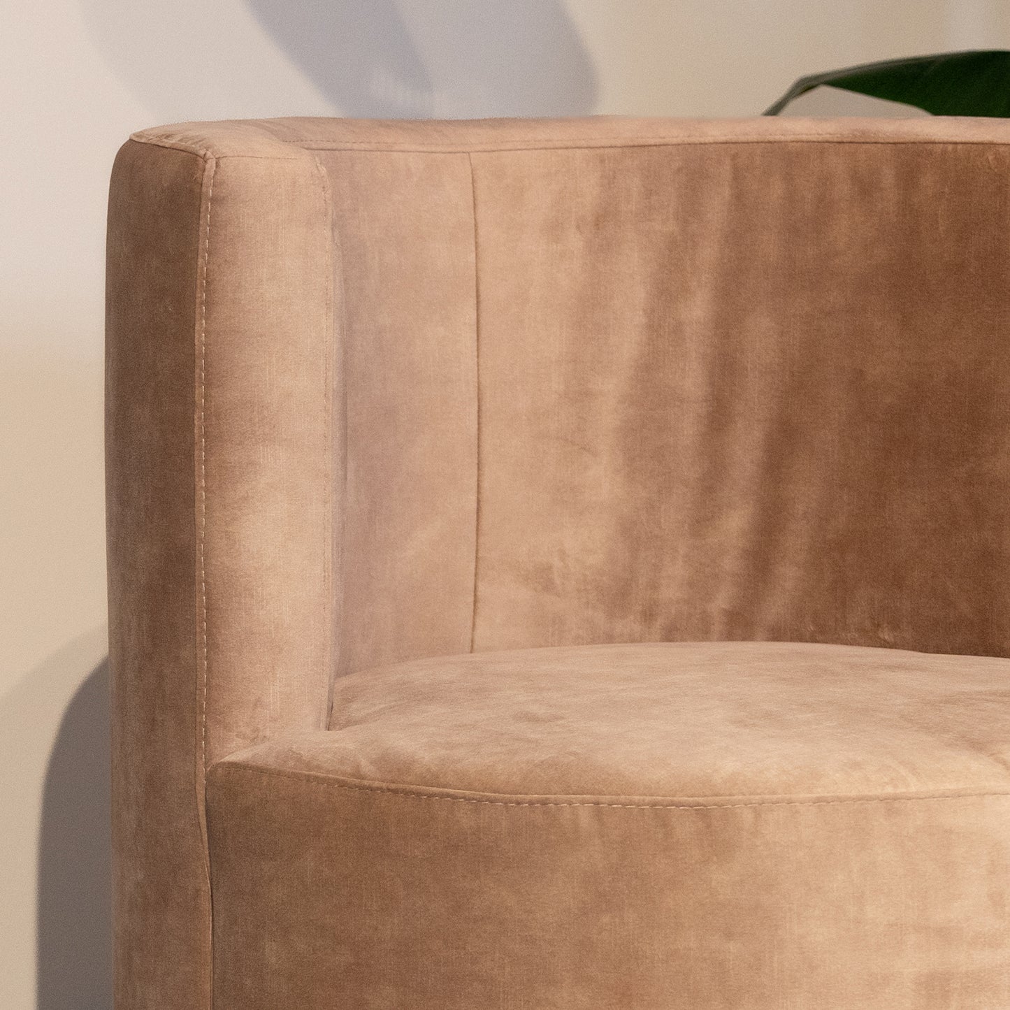 Fauteuil Evy | Velours Zand