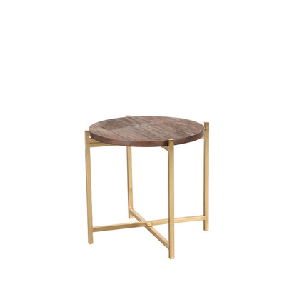 Bijzettafel Dox | Bruin Mangohout