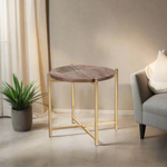 Bijzettafel Dox | Bruin Mangohout