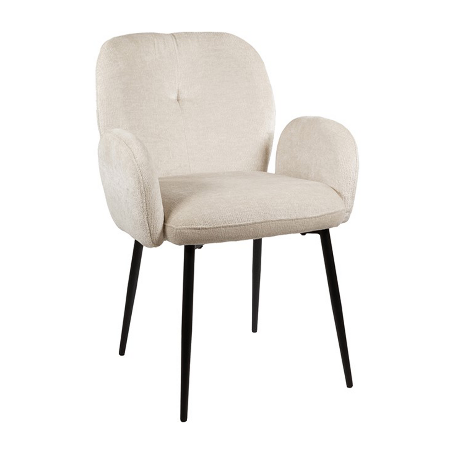 Eetkamerstoel Bobby | Beige Stof