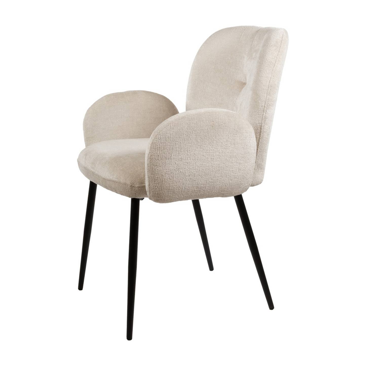 Eetkamerstoel Bobby | Beige Stof