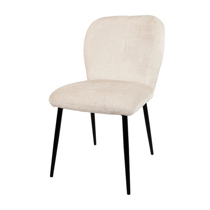 Eetkamerstoel Bobby | Beige Stof | No Arm