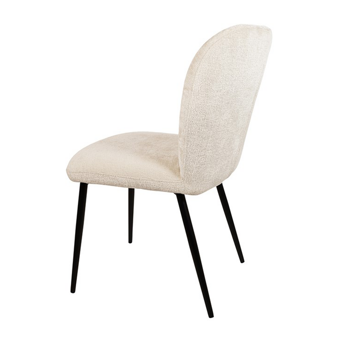 Eetkamerstoel Bobby | Beige Stof | No Arm