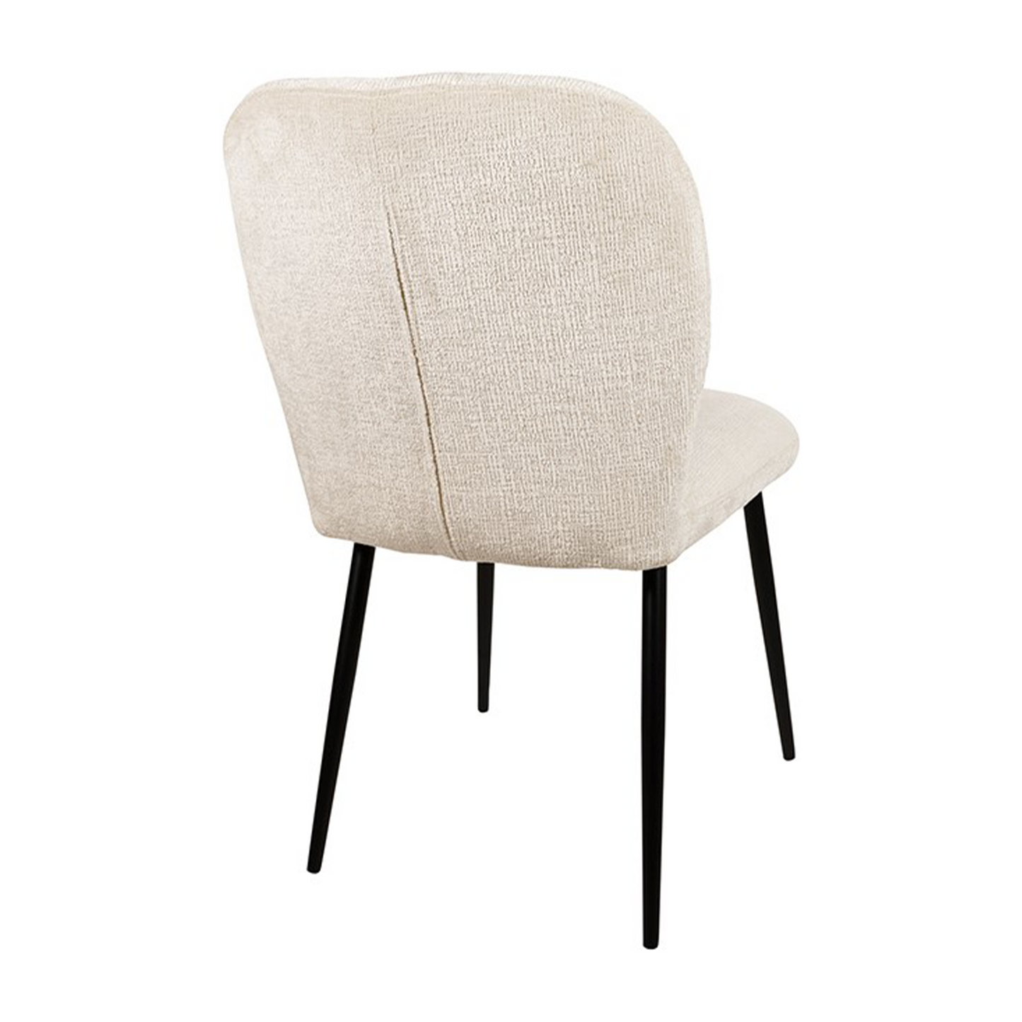 Eetkamerstoel Bobby | Beige Stof | No Arm