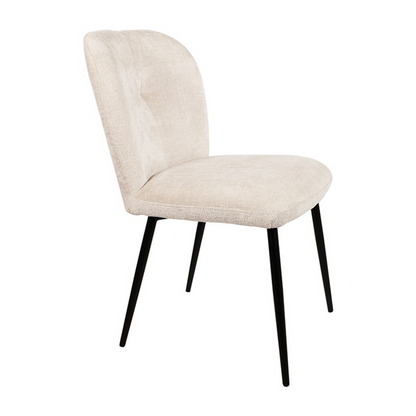 Eetkamerstoel Bobby | Beige Stof | No Arm