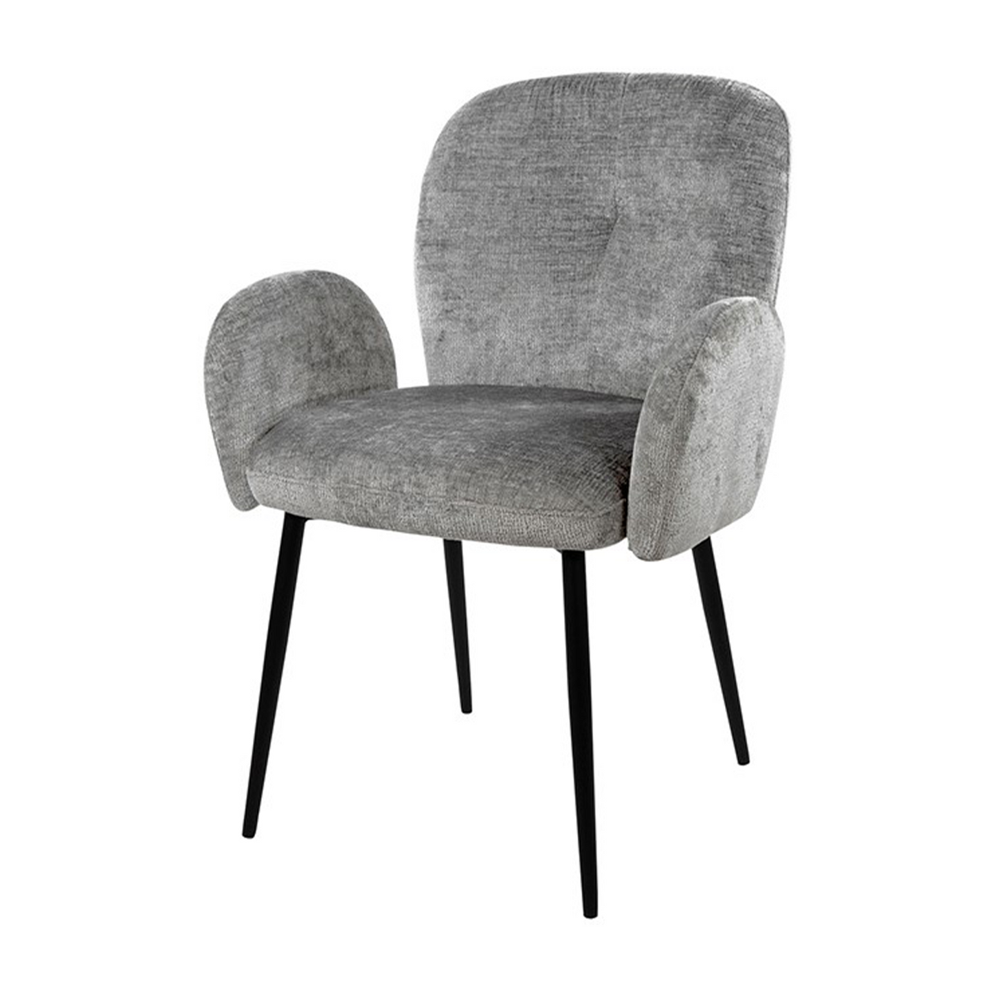 Eetkamerstoel Bobby | Grijs Stof