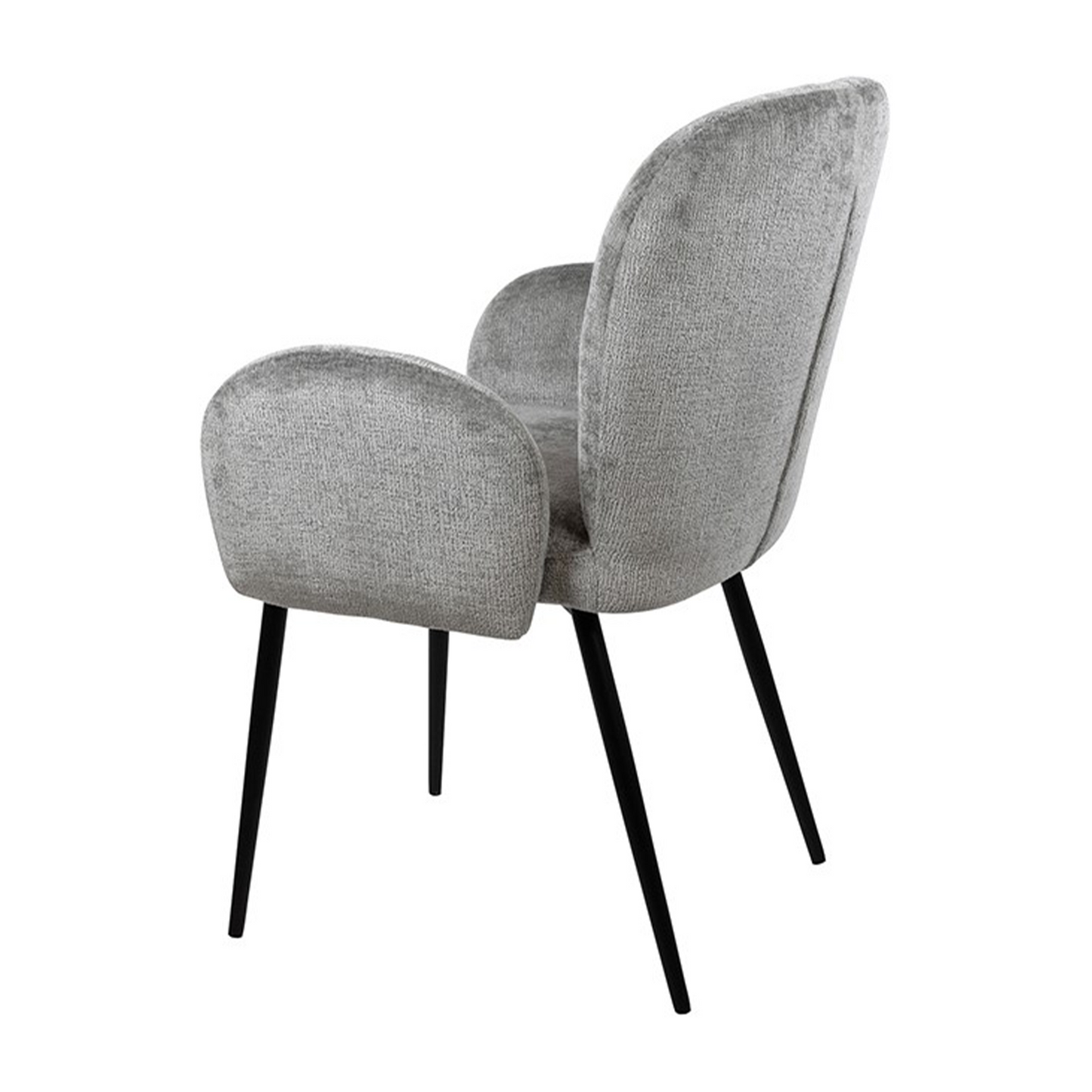 Eetkamerstoel Bobby | Grijs Stof