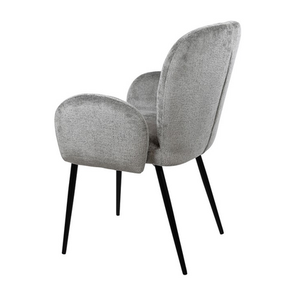 Eetkamerstoel Bobby | Grijs Stof