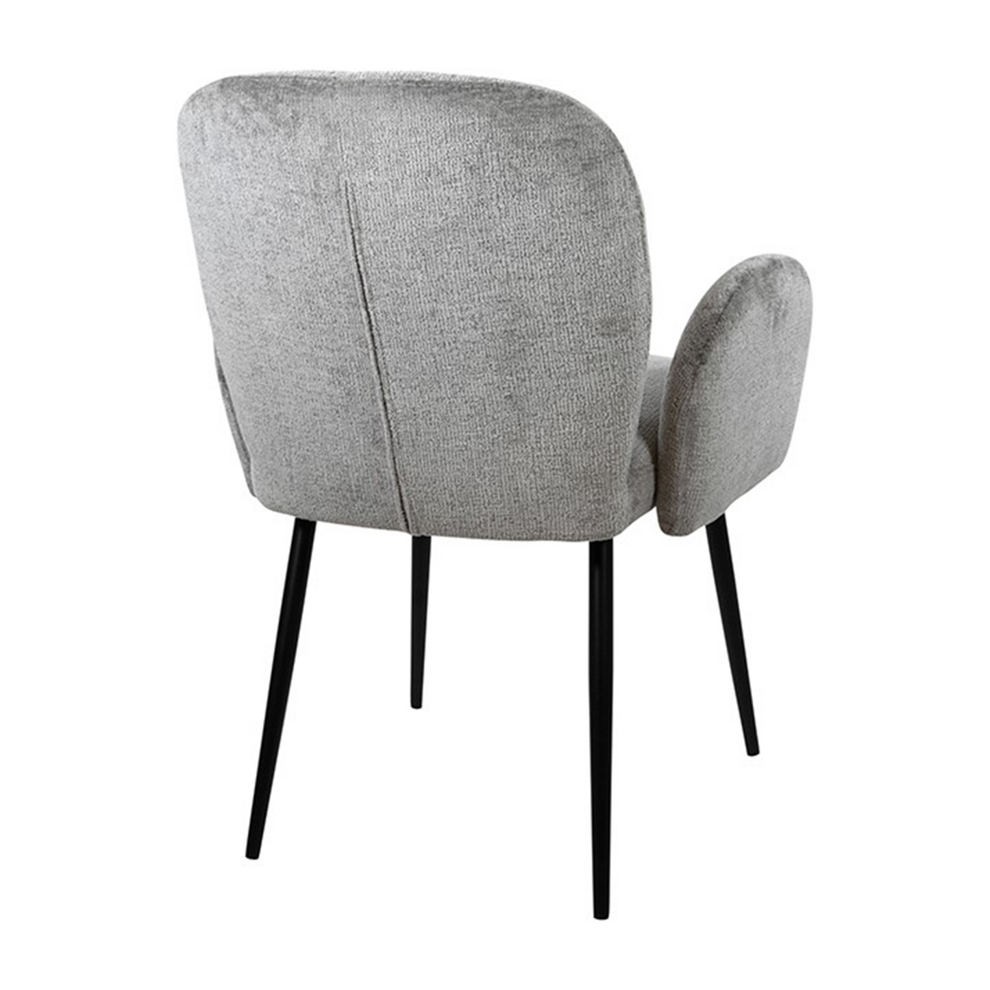 Eetkamerstoel Bobby | Grijs Stof
