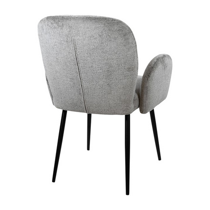 Eetkamerstoel Bobby | Grijs Stof