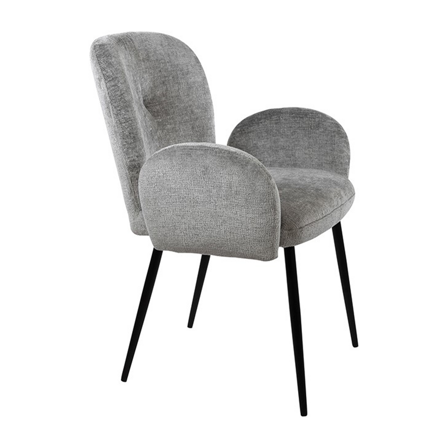 Eetkamerstoel Bobby | Grijs Stof