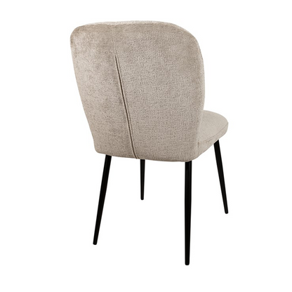 Eetkamerstoel Bobby | Zand Stof | No Arm
