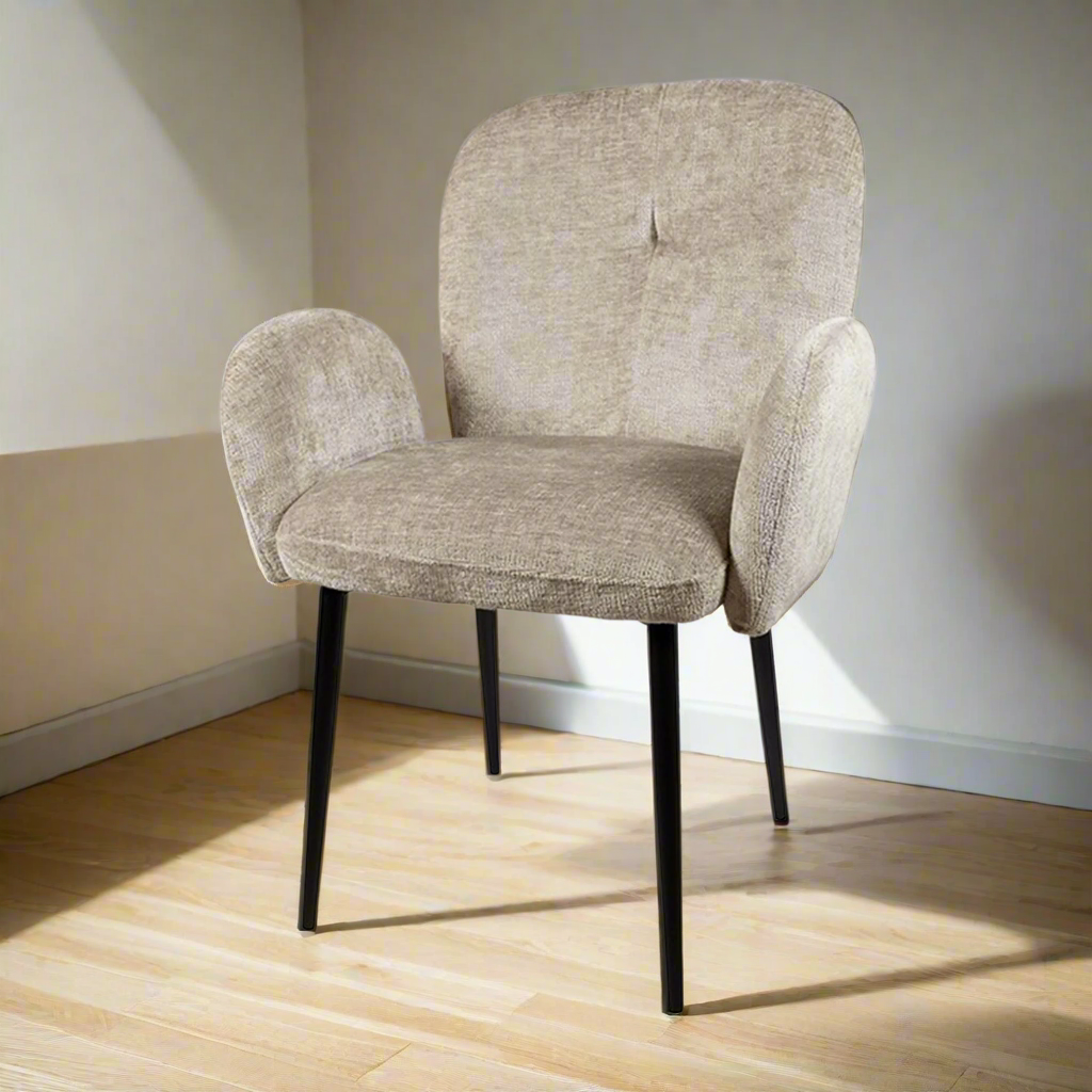 Eetkamerstoel Bobby | Zand Stof