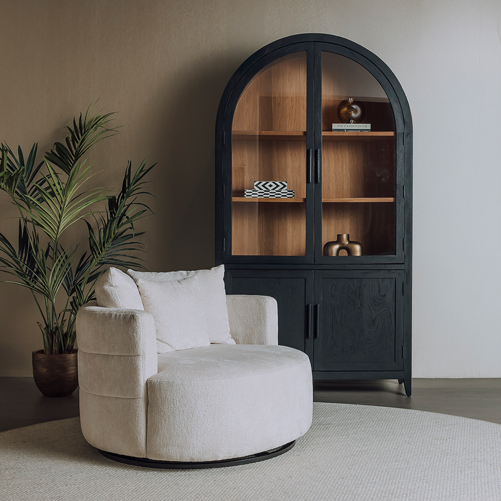 Fauteuil Bolza | Wit — Vooraanzicht - sfeer