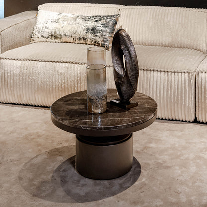 Salontafel Bregt | Hoog | Bruin Marmer