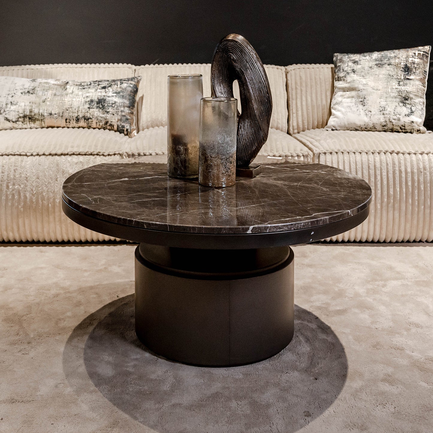 Salontafel Bregt | Laag | Bruin Marmer