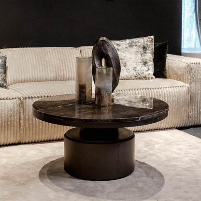 Salontafel Bregt | Laag | Bruin Marmer