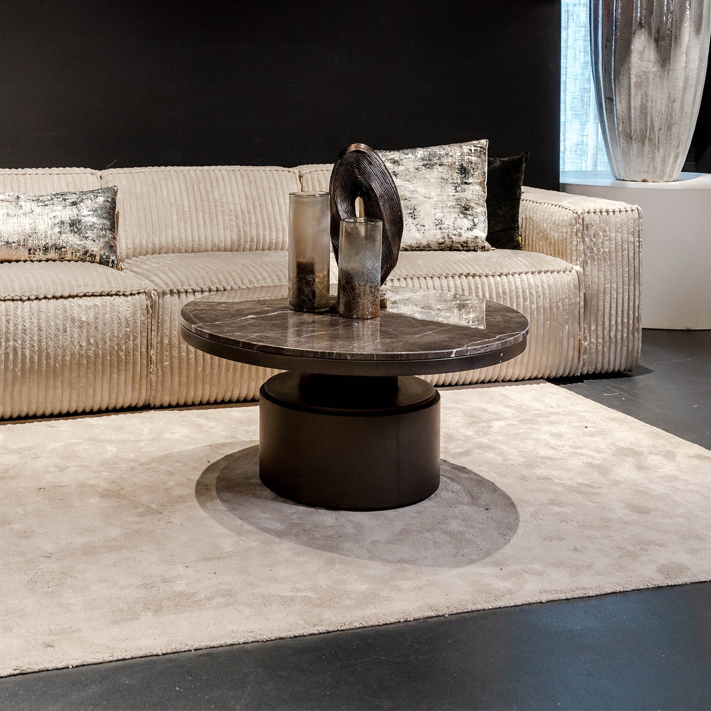 Salontafel Bregt | Laag | Bruin Marmer