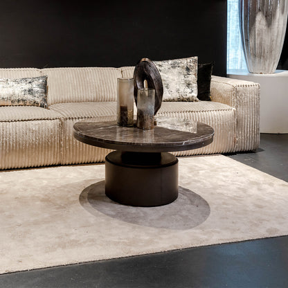 Salontafel Bregt | Laag | Bruin Marmer