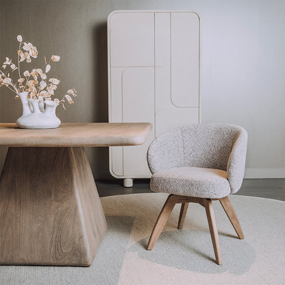 Eetkamerstoel Brescia | Beige Stof