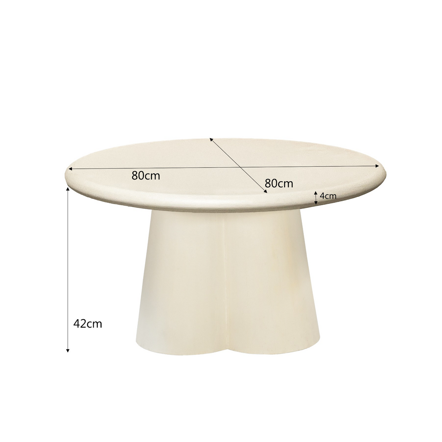 Salontafel Brix Clubs | Beige Beton