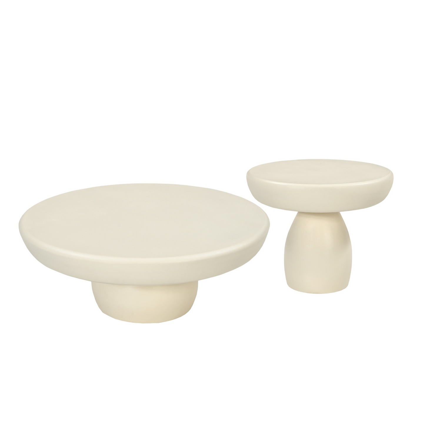 Salontafel Brix Dune | Wit Beton