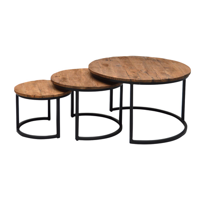 Salontafelset Jerrel | Naturel Mangohout