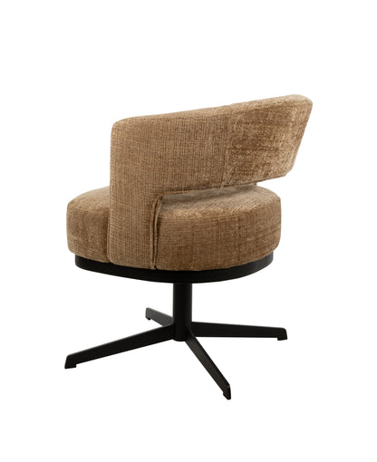 Eetkamerstoel Bruce | Draaipoot 360 | Cermona Cinnamon