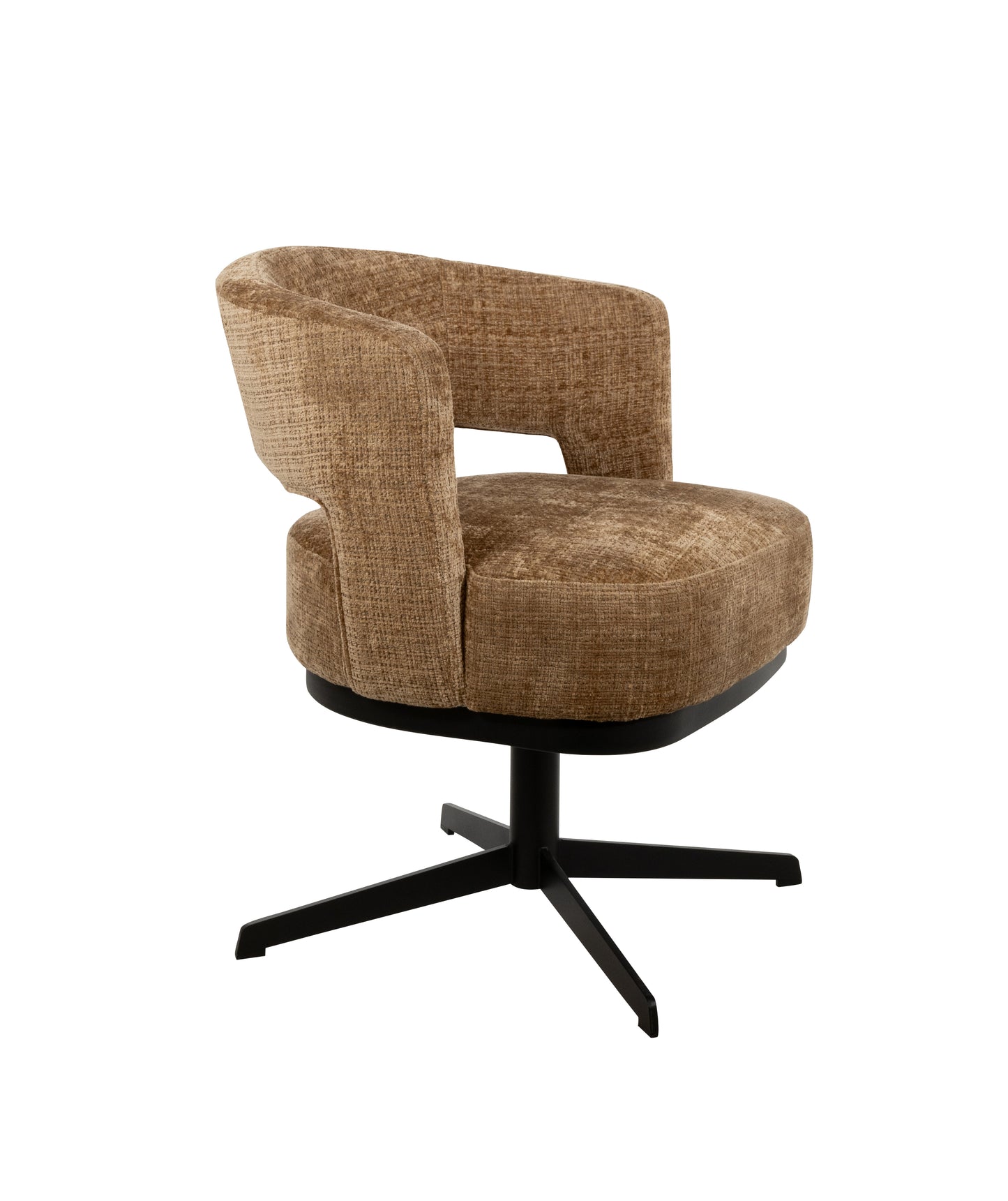 Eetkamerstoel Bruce | Draaipoot 360 | Cermona Cinnamon