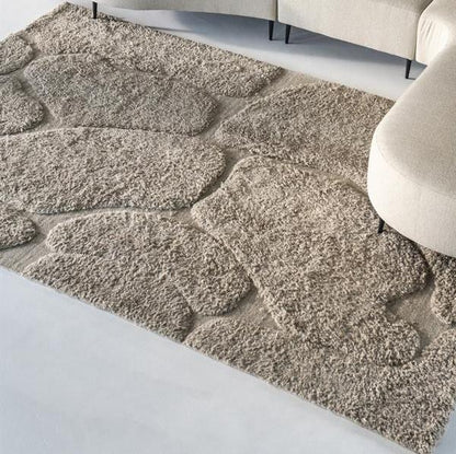 Vloerkleed Kala | Taupe 90% Wol 10% Katoen