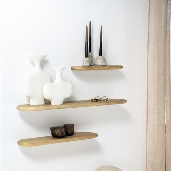 Wand decoratie Kiera | Naturel Hout