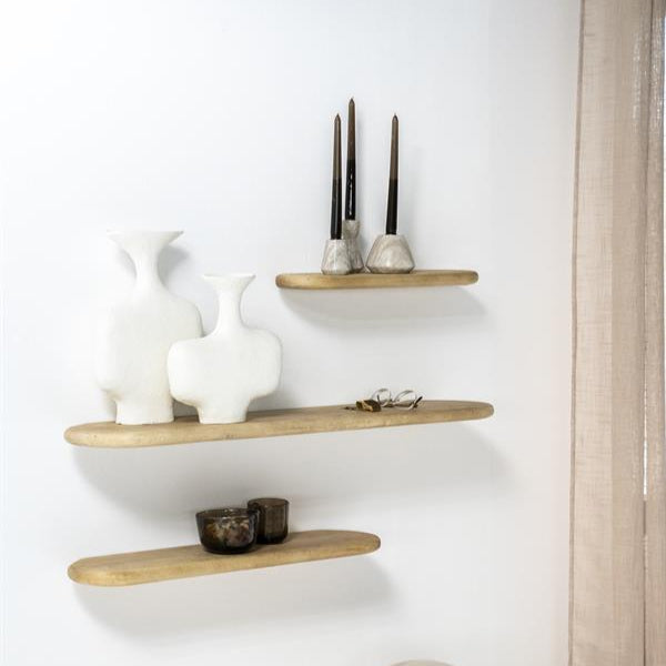 Wand decoratie Kiera | Naturel Hout