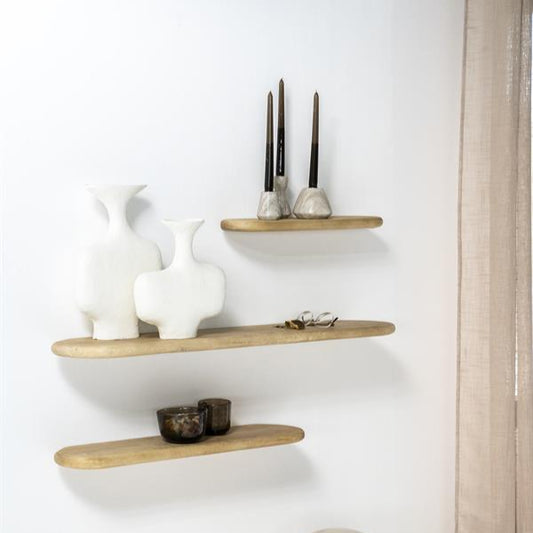 Wand decoratie Kiera | Naturel Hout