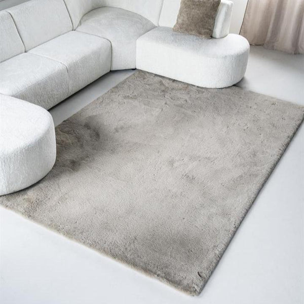 Vloerkleed Zena | Grijs Polyester