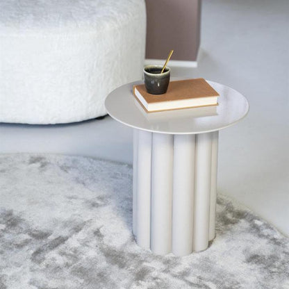 Bijzettafel Olympa | Beige Metaal