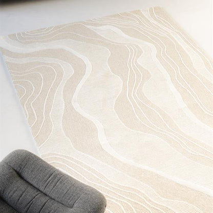 Vloerkleed Soil | Beige 100% Wol