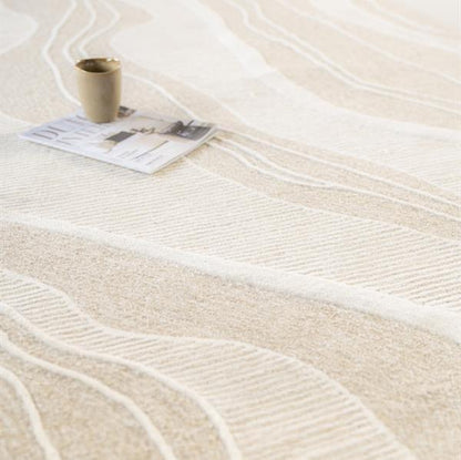 Vloerkleed Soil | Beige 100% Wol