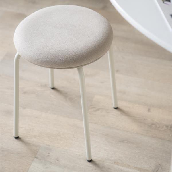 Poef Skola | Beige Stof