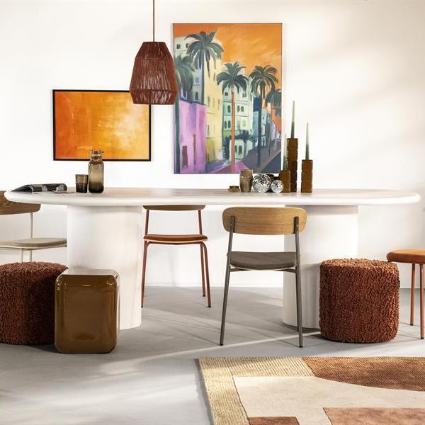 Eettafel Seki | Wit Magnesium Oxide